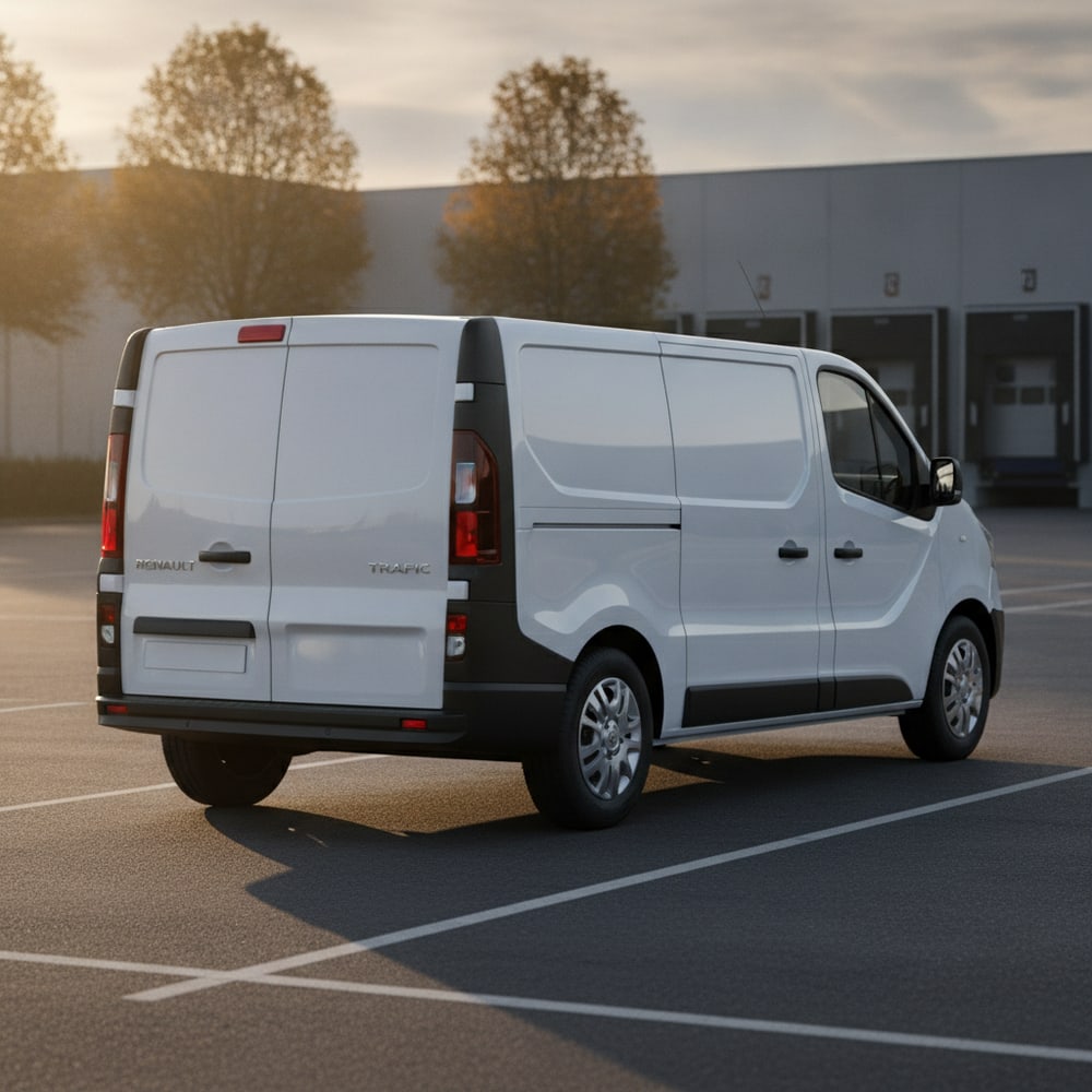 Renault Trafic — vedere spate, zonă de încărcare